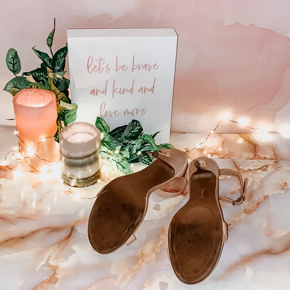 *SOLD* Madden Girl by Steve Madden Nude Sandals - Picture 5 of 5